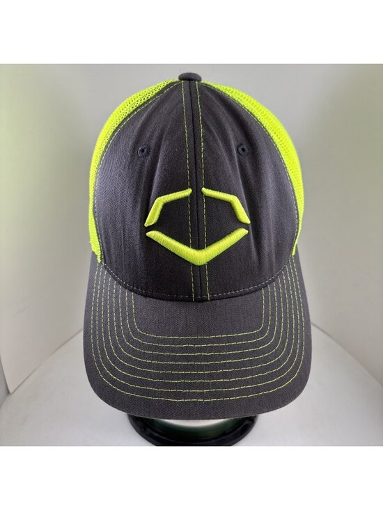EvoShield Other - Evoshield Embroidered Cap Hat Gray Green Mesh FlexFit size S/M WE ARE ATHLETES